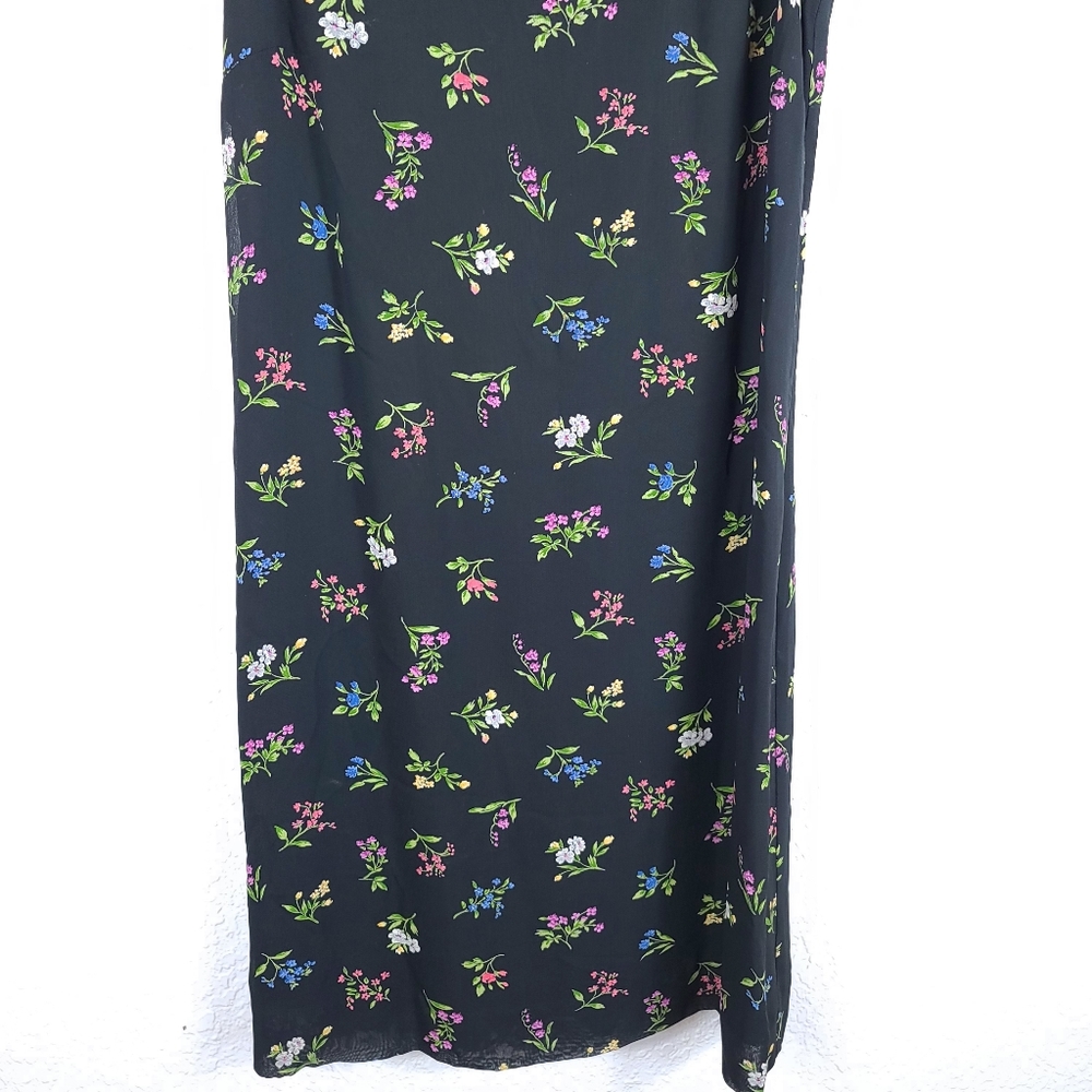 Vintage Talbots Floral Cottagecore Zipper Dress - Picture 3 of 8